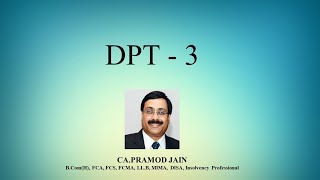 DPT3  CA Pramod Jain [upl. by Etti]