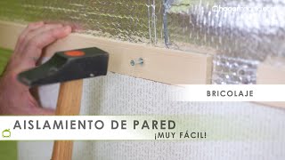 ¿Cómo aislar una pared interior 👨‍🔧👩‍🔧 🥶 Te lo enseñamos de manera ¡FÁCIL y ECONÓMICA 💵 [upl. by Ecnesse]