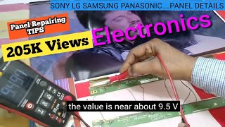 How to Repair Lcd Led tv Panel SONY LG SAMSUNG  Panel Sourse PCB Scalar board kaise Repair kre [upl. by Rabi]