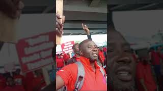 Teachers Demonstration on collective Agreement ongoing in Accra Despite Rain and other factors [upl. by Cupo246]