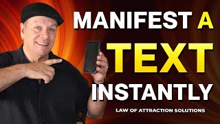 How To Manifest A Text From A Specific Person INSTANTLY  Law of Attraction [upl. by Allets196]