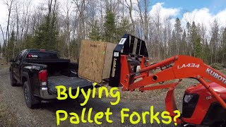 270 Buying Pallet Forks Which Forks Are Right For Your Tractor Kubota B2601 outdoor channel [upl. by Naujal816]