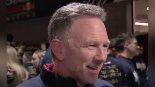 Christian Horner X GP Full Interview After Max Wins His 4th WDC  Las Vegas GP  Formula 1 [upl. by Oinota]