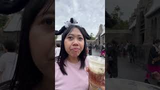 Butter beer di USJ Osaka japan food streetfood [upl. by Aliuqahs]