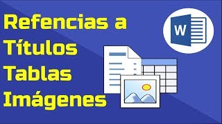 Forma efectiva para insertar una referencia cruzada en Word 2016 [upl. by Mae]