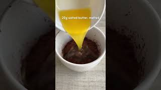 Easy chocolate fudge mug cake Tutorial [upl. by Bartolemo569]