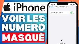 Comment Voir Les Numeros Masqués Sur Iphone  En 2024 [upl. by Arva]