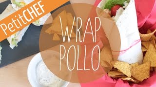 Receta Wrap de pollo Petitchefes paso a paso  Stop motion [upl. by Persis]