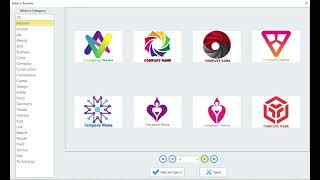 How to design a logo with logo templates by EximiousSoft Logo Designer Pro [upl. by Aleehs240]