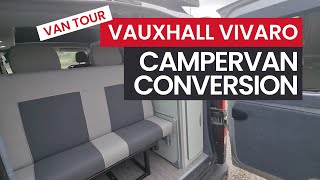 VAN TOUR Vauxhall Vivaro Bespoke Campervan Conversion [upl. by Thant750]