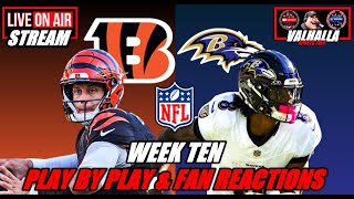 Cincinnati Bengals VS Baltimore Ravens Week 10 Live Stream Watch Party [upl. by Tedric365]