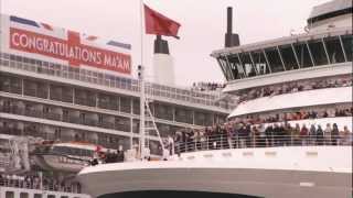 Cunards Three Queens Diamond Jubilee Celebration Southampton 5 June 2012 [upl. by Ellenwahs]