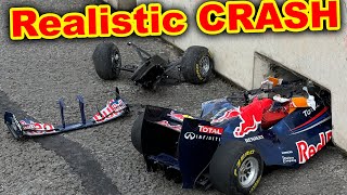 RC F1 Car Realistic CRASH Rare Expensive Model [upl. by Leinaj]