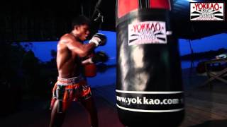 Buakaw Banchamek Muay Thai Training at night yokkaoboxing [upl. by Ioyal]