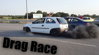 BMW M3 Supercharger vs Opel Corsa 17DTi  DRAG RACE [upl. by Fairbanks]