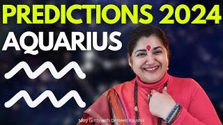 Aquarius Predictions 2024  Kumbh Rashi [upl. by Hsirrehc819]