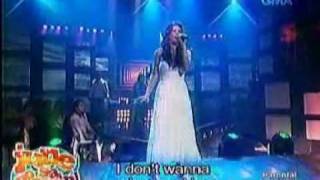 I Dont Wanna Miss A Thing  Regine Velasquez [upl. by Evers]