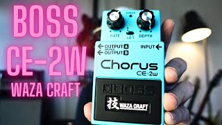 Boss CE 2W  How I use this Classic Chorus Pedal [upl. by Aivataj]