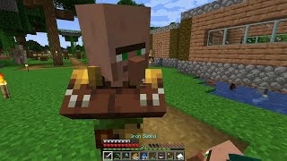 Lazar Plays Minecraft  Episode 9 Employing Villagers [upl. by Fia]