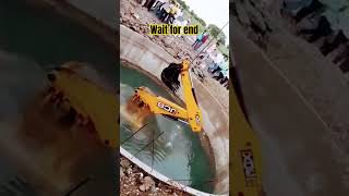 JCB machine accident 😱💥 [upl. by Einnil]