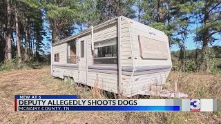 Cant replace my dogs TN deputy accused of shooting dogs in RV [upl. by Ul]