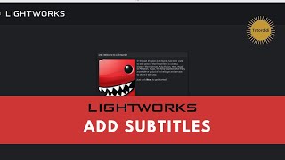 How To Add Subtitles In Video In Lightworks  Lightworks Tutorial 19 [upl. by Ecela]