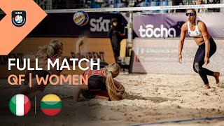 Full Match  Italy vs Lithuania  Women QF  CEV Beach Nations Cup Final 2024 [upl. by Enyr]