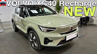 New VOLVO XC40 Recharge 2023  Visual REVIEW exterior interior Walkaround [upl. by Drofub]