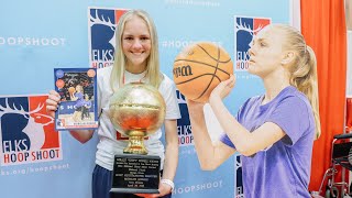 Morgan Miehle 2023 Hoop Shoot Champion [upl. by Ause]