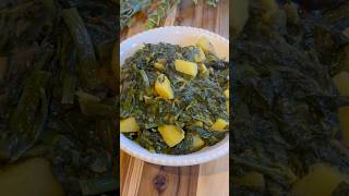 Aloo Palak Recipe  Aloo Palak Sabji shorts youtubeshorts aloopalakkisabzi basanteezkitchen [upl. by Ethan952]