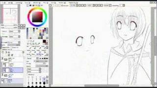 Speed PaintingAnime Sapin and Ruki Lineart [upl. by Abell]