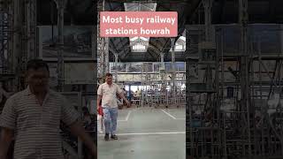 Howrah railway station howrahrailwaystation shorts reels viralvideo [upl. by Annadal]