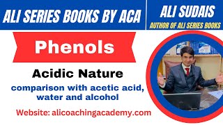 Alcohols amp Phenols Lec 5 Acidity of Phenols  Ali Series Books  MDCAT  Ali Sudais [upl. by Nikaniki]