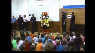 Sparky the Fire Dog teaches fire safety [upl. by Anaicul]