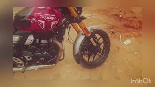 My bike tour triumph bengalore tamil triumphspeed400 chennai travel [upl. by Evars]