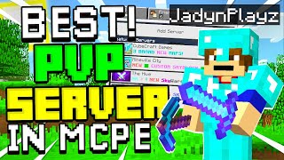 NEW Best PVP Server For Mcpe  Minecraft PE Bedrock Edition [upl. by Eidoj346]