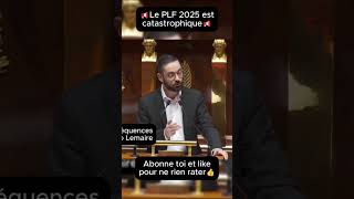 Plf 2025 terrible pourtoi audition politique pt lfi shortfrance michelbarnier [upl. by Ala]