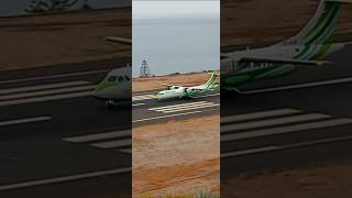 BINTER ATR 72600 TAKEOFF at Madeira Airport [upl. by Neleb793]