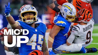 Micd Up Tuli Tuipulotu Sacks Bengals QB Joe Burrow  LA Chargers [upl. by Wenoa]