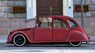 How to lower suspension for Citroen 2cv [upl. by Alber]