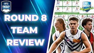 Round 8 Review  AFL Fantasy 2024 [upl. by Reeba432]