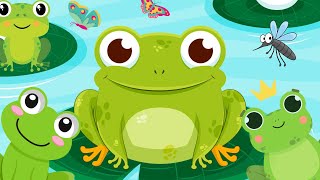 🐸Five little Speckled frogs🐸 ​ Bibi amp Nona Tv  Nursery Rhymes amp Kids Songs [upl. by Selina]