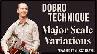 Dobro Lesson  C Major Scales [upl. by Wane]