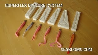 Superflex DIY fishing lure making system step by step instructions [upl. by Redlac]