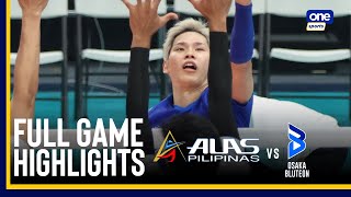 ALAS PILIPINAS MEN vs OSAKA BLUTEON  FULL GAME HIGHLIGHTS  INVITATIONALS  September 7 2024 [upl. by Yeca238]