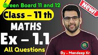 Class  11 Ex  11 Q1 to Q6 Sets Maths Chapter 1  CBSE NCERT  Green Board [upl. by Muire]