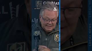 Golden Knights GM says Robin Lehner wont report to team [upl. by Aihsit]