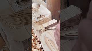 Wood tenon edge trimming knife Good tools and machinery can increase work efficiency [upl. by Edwina477]