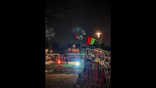 Vuurwerkshowtje afsluiting Carnaval Teteringen Totdenringen 13022024 [upl. by Arikat]