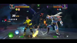 MCoC Negasonic Teenage Warhead vs Attuma on node 23 ebb flow intercept sadist [upl. by Rramahs]